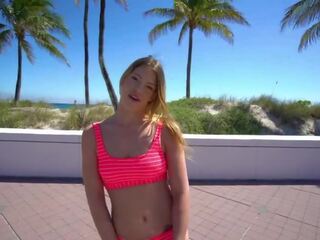 Extraordinary Blonde Teen Gets Picked Up By The Beach x rated film vids