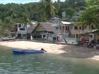Mâle sauvage clips sabang plage puerto galera philippines