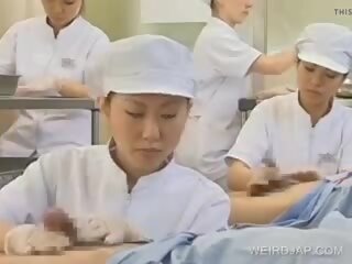 Nhật bản y tá làm việc tóc rậm dương vật, miễn phí giới tính phim b9