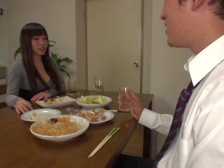 Japanese MILF slut Gives Her Cunt to Her Husband's Coworker at Dinner Time | xHamster