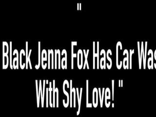  Young Black Jenna Fox Has Car Wash x rated clip With Shy Love!