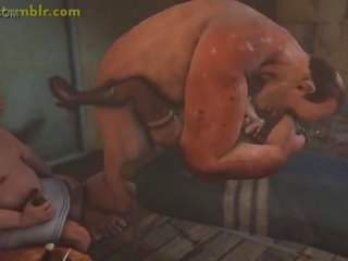 Lulu fucked grūti uz 3d monstrs porno animācija