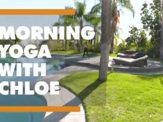 Morning yoga ends up in exceptional sex film with Chloe Amour - itsPOV