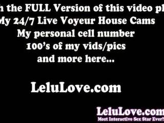 Lelu Love-POV Garter Stockings BIG Creampie