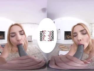 Virtual Taboo - attractive Blonde Teen Feeding Her Pussy