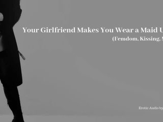 您的 年輕 女士 品牌 您 穿 一 女傭 制服 - 好色之徒 audio (femdom)