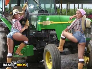 Big Booty Farmin' Throwback Featuring Isabel Ice & Jordan Ashley xxx clip movies