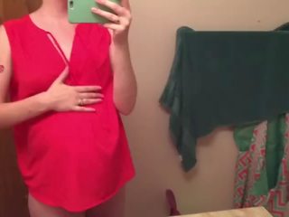 Szőrös, terhes bevállalós anyuka érzés frisky -ban a fürdőszoba