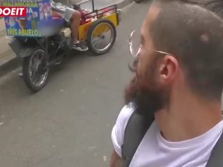 Letsdoeit - erotic Latina Road Vendor Cheers Up Client With Squirting Pussy