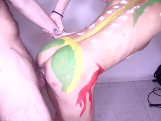 Painting on Her Body: Free HD xxx video film 89