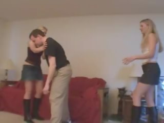 Elle and Victoria Count some Kicks, Free porn 9d