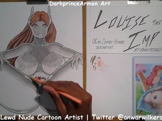 Coloring Louise the Imp at Darkprincearmon Art: HD X rated movie 55