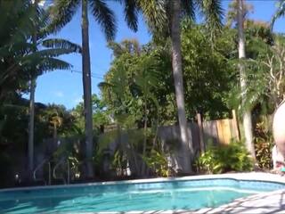 Poolside xxx video with Sweet Blonde Girlfriend-perfect darling