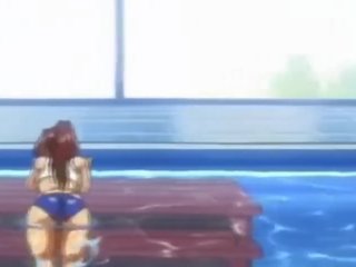 Fuck in Pool smashing Big Tist Wet Pussy School young female x rated film