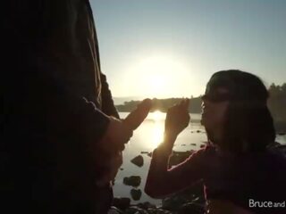Sunrise x oceniono klips - publiczne fucking&comma; bj & siki grać na drobne laska