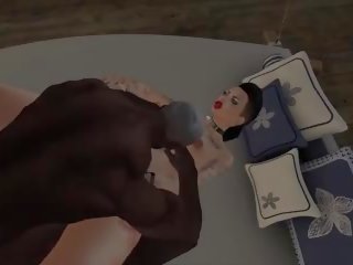 Second Life - sex movie Island - Jade Doet, HD sex clip 43