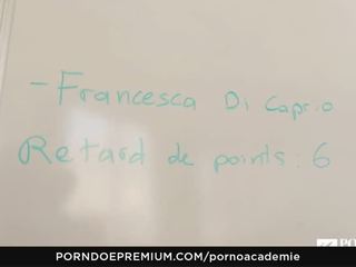 Porno academie - schwül schule damsel francesca di caprio hardcore anal und dp im dreier