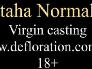 Jaunavas casting&period; 18 y&period;o reāls jaunavas nataha normalek no krievija