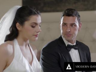 Λαμπρός νύφη απατεώνες κατά την διάρκεια πρωκτικό βρόμικο ταινία λαγνεία