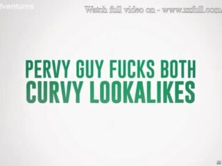 Pervy ผู้ชาย fucks ทั้งสอง โค้ง lookalikes - siri dahl&comma; abigaiil morris &sol; brazzers &sol; กระแส เต็ม จาก www&period;zzfull&period;com&sol;fridge