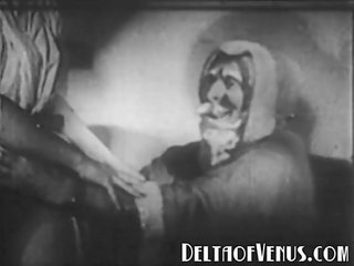 Vzácný 1920 antický xmas dospělý film - a vánoce tale