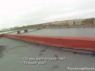 Fucking Glasses - x rated video on the roof