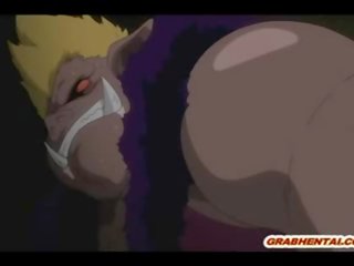 Megkötözés hentai bigboobed groupfucked által gettó szörnyek anime
