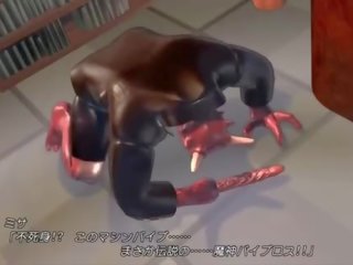 Hentai honey fucked by tentacles in 3d hentai school adult clip