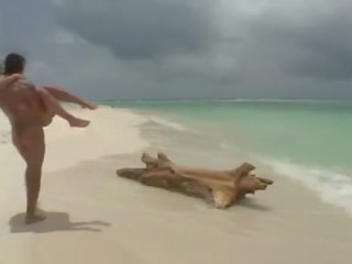 Mya Diamond anal on the beach