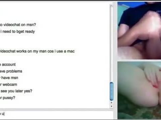 Omegle adventures 4 - firma tieten en hairbrush in poesje