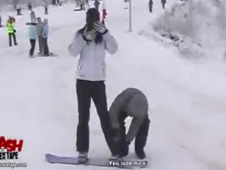 狂 snowboarding 和 有性 冒險