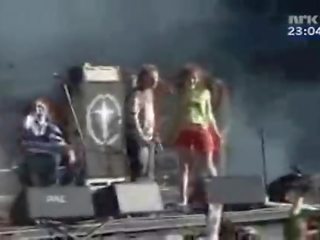 Naughty Couple Fucking On Stage During A Concert