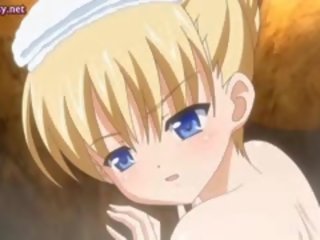 Blonde feature Anime Gets Pounded