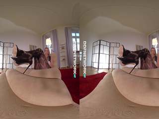 DDFNetwork VR - Nikky Dream Pantyhose cutie in Virtual Reality