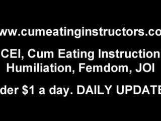 I'll start you cum but then you have to eat it CEI