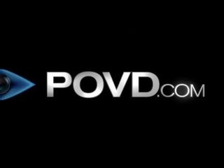 Povd 金发 同 大 奶 扼流圈 向下 大 迪克