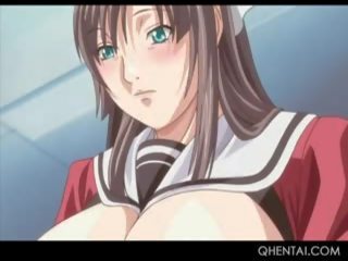 Hentai School xxx movie With Horny lover Blowing Her Coeds penis